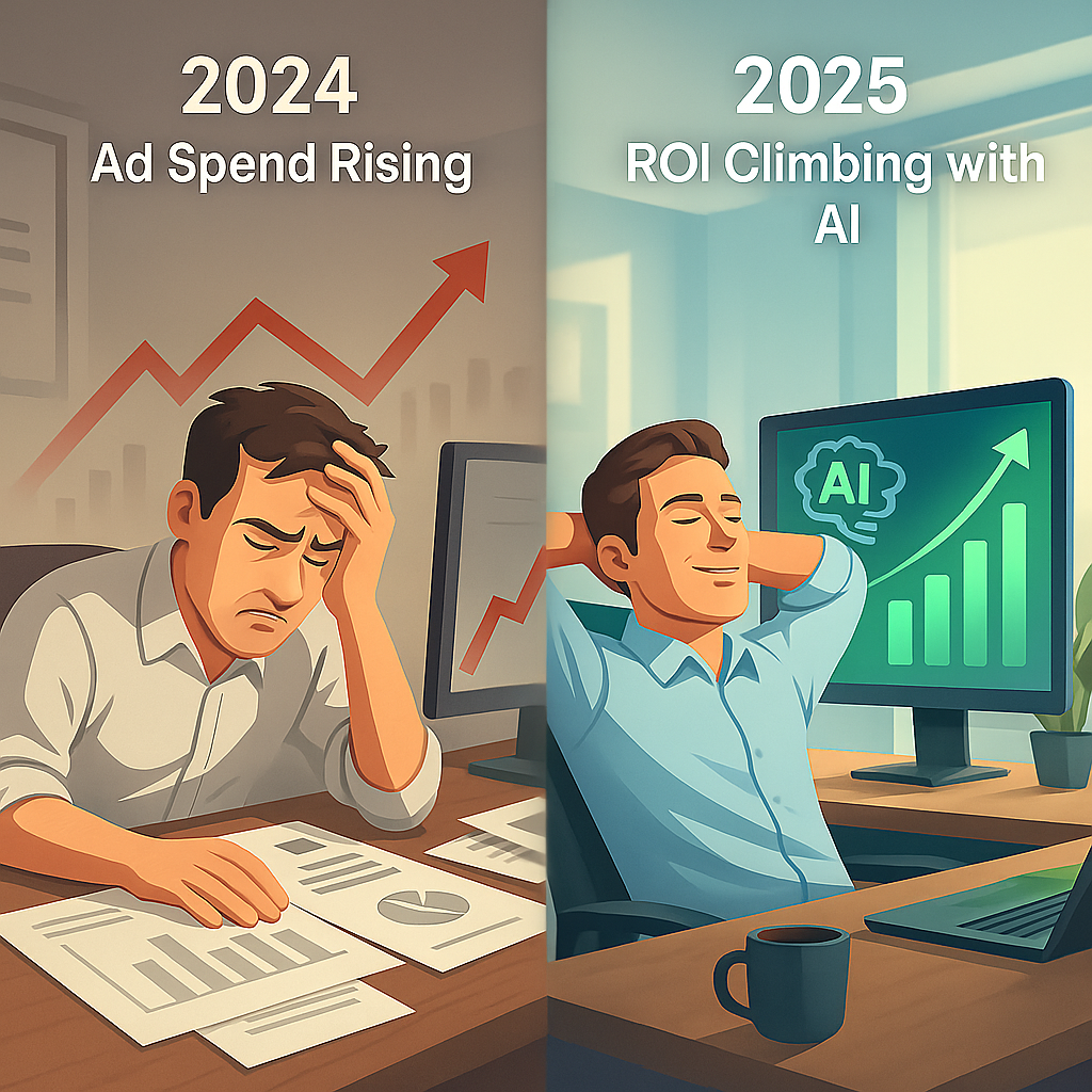 AI Ad Buying 2024 vs 2025 Comparison - Pinnaxel Blog